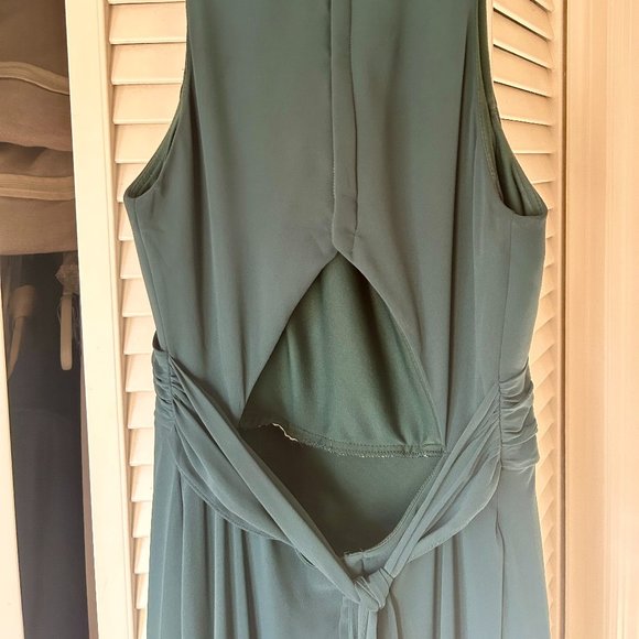 Kennedy Blue Forest Green "Faye" Bridesmaid Dress - Picture 6 of 7